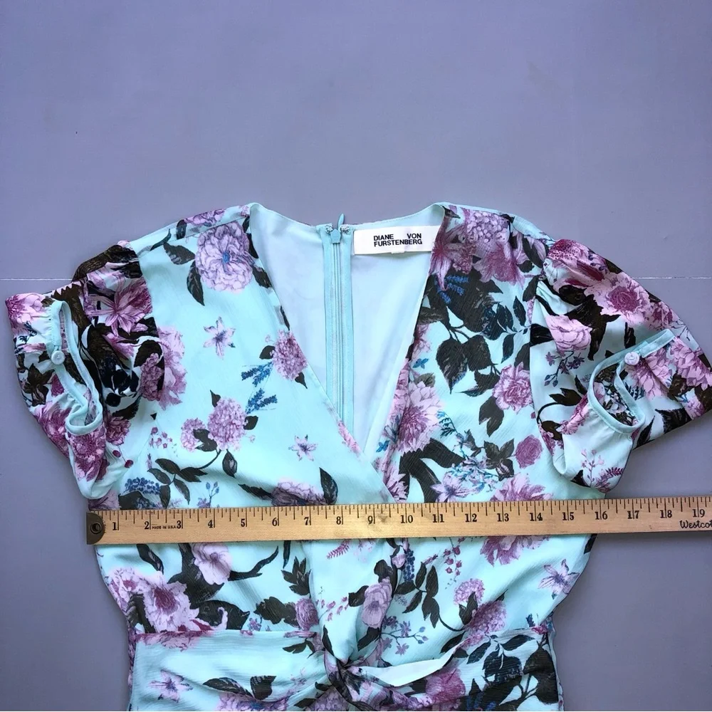 Diane Von Furstenberg Jillian Dress Lilac Small Lagoon